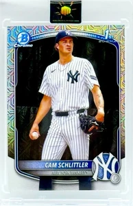 CAM SCHLITTLER RARE SSP 1ST MOJO REFRACTOR INVESTMENT CARD BOWMAN YANKEES - Bild 1 von 1