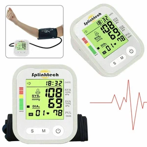 Automatisches Blutdruckmessgerät Oberarm Digital BP Maschine mit Handmanschette UK - Bild 1 von 7