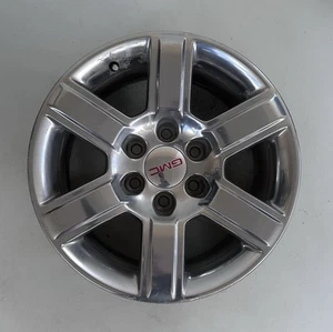 (1) OEM 2014-18 GMC SIERRA 1500 18” Factory Original Wheel Rim Polished - Picture 1 of 16