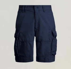 Polo Ralph Lauren Gellar Cargo Shorts dunkelblau Herren Größe 38 mit 10,5” Schrittlänge - Bild 1 von 13