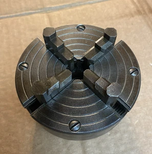 Craftsman Atlas 4 Jaw, 4” Lathe Chuck, Mount Independent 111 21380 - Picture 1 of 7