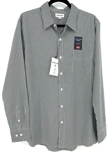 Camisa de vestir Haggar para hombre grande resistente a las arrugas ligera con botones $56 nueva - Imagen 1 de 9