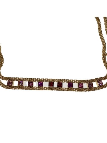 Collana GIVENCHY GLD donna con pietre colorate