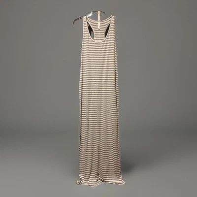 NWT Nordstrom Lovcappella Stripes Racer Back Tank Long Dress Size M 100% Cotton - Image 1 of 4
