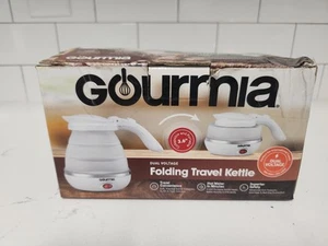 Gourmia GK360 Travel Foldable Electric Kettle .75 QT Silicone Collapses EUC - Picture 1 of 2