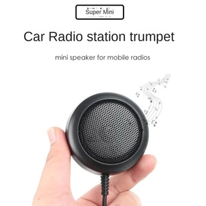 Haut-parleur externe 3,5 mm mono super mini pour émetteur-récepteur mobile Yaesu ICOM - Photo 1/5