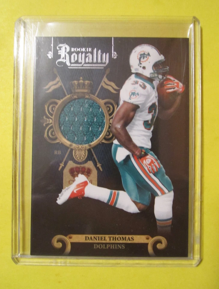 Daniel Thomas 2011 Crown Royale Rookie Royalty Event-Worn Jersey #D 197/299 - Image 1 of 2