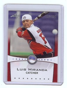 LUIS MIRANDA 2013 Leaf *POWER SHOWCASE* Ruby Version #d Card RC xx/250 - Picture 1 of 1