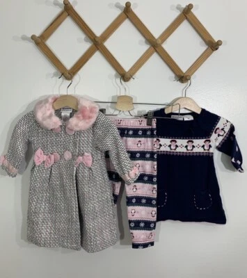 Blueberi Boulevard vestito bambino maglione natalizio pantaloni cappotto 18-24 mesi  - Immagine 1 di 4