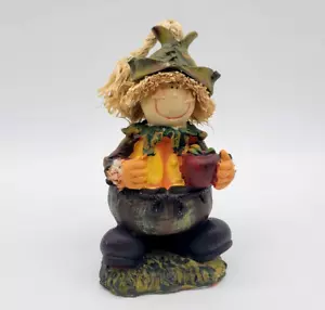 Estatuilla Greenbrier Polystone ESPANTAPÁJAROS NIÑO Decoración Otoño/Acción de Gracias - Imagen 1 de 10