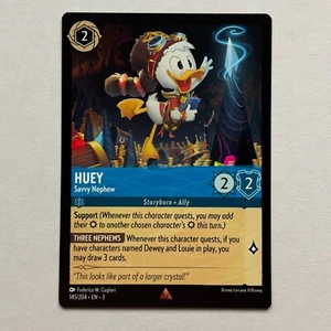 Huey 145/204 Disney Lorcana Into The Inklands Regular Rare Card NM - Picture 1 of 2