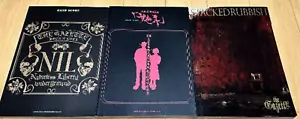 die GazettE NIL etc. Bandpartitur 3er Set japanisches Visual Kei Rock Band Buch gebraucht - Bild 1 von 10