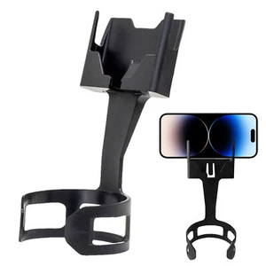Car Cup Holder Mount W/ Phone Holder Car Table Organized Drink For Car-Truck - Photo 1 sur 10