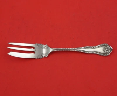 Hamilton and Diesinger 纯银馅饼叉 3-Tine 6 7/8 英寸银器 — 第 1/2 张图片