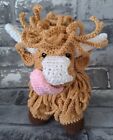 Hand crochet Highland Cow Amigurumi Gift Present