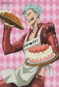 poster promo Digimon Adventure The Seven Deadly Sins anime Ban Yagami Taichi - Foto 1 di 2