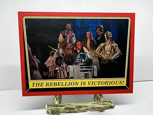 2016 Star Wars Rogue One Mission Briefing Red #78 The Rebellion Is Victorious - Picture 1 of 2