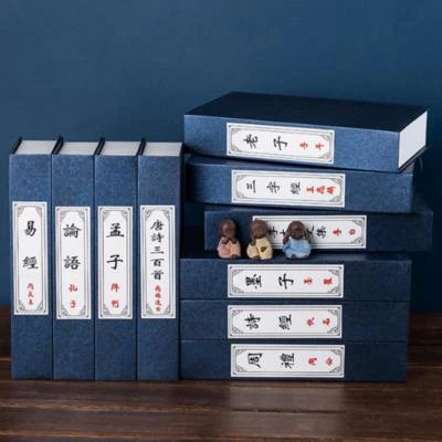 4 piezas Libros Retro Decoración Exhibición Simulación Libro Falso Vivienda Oficina Libro Caja Propulsor Foto 1 de 4