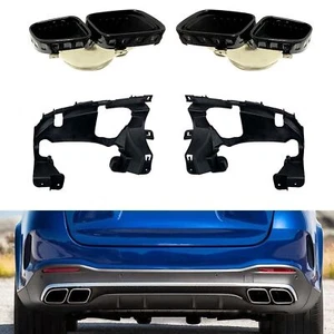 Tubo de escape trasero coche negro acero inoxidable para Benz W167 GLE53 AMG 2020-2022 - Imagen 1 de 6
