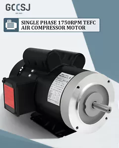 Motor eléctrico de uso general de 2 hp 56C 1750 rpm eje monofásico 5/8" TEFC - Imagen 1 de 6