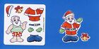 75 Make Your Own Santa Claus Stickers - Party Favors - Christmas, Winter Holiday