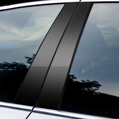 6x Gloss Black Door Pillar Posts Cover Trim For Infiniti G35 G37 Sedan 2002-2013 - Image 1 of 4