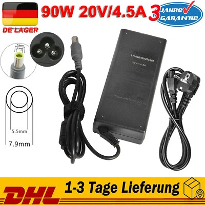 90W Ladegerät Netzteil für Lenovo T60 X60 Z60 T400 T500 W500 T410 T510 T420 T430 - Bild 1 von 4