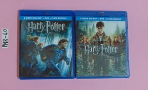 HARRY POTTER E DONI DELLA MORTE PARTE 1 + PARTE 2 - 2 DISCHI BLU-RAY + DVD - Foto 1 di 7