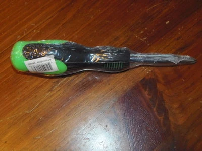 6 IN 1 SCREW / NUT DRIVER. #1 AND #2 PHILLIPS. 1/4 AND 5/16 NUT. 2 FLAT (2-FD-8) - Image 1 of 2