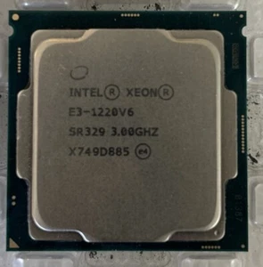 Intel Xeon E3-1220V6 / SR329 3.00GHz 8MB 4-Core CPU LGA1151 - Picture 1 of 1