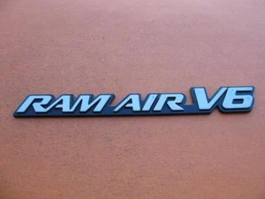 99 00 01 02 03 04 05 PONTIAC GRAND AM RAM AIR V6 SIDE EMBLEM LOGO BADGE SIGN OEM - Picture 1 of 2