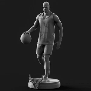 MICHAEL JORDAN CHICAGO BULLS FIGURA RESINA 25CM,COLECCION NUMERO SERIE UNICO - Imagen 1 de 9
