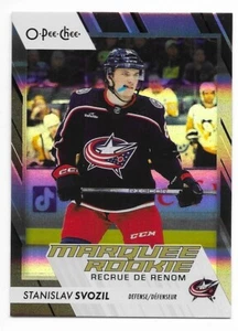 2023-24 O-Pee-Chee Rainbow Black Foil RC Parallel Stanislav Svozil 089/100 #598 - Picture 1 of 2