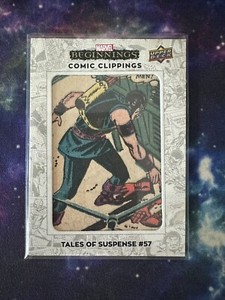 MARVEL BEGINNINGS COMIC CLIPPINGS Tales Of Suspense #57 1st App HAWKEYE #d 3/50
