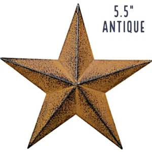 Rusty Metal Barn Star 5.5", Primitive Decor - Picture 1 of 2