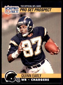 1990 Pro Set. Quinn Early Football Cards #749