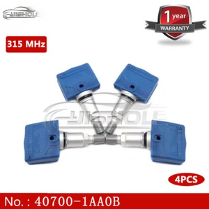 4x TPMS TIRE PRESSURE SENSOR 40700-1AA0B For Nissan Maxima Altima Infiniti - Picture 1 of 12