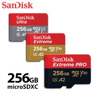 SanDisk 256GB UHS-I U1/U3 microSDXC Memory Card Up to 120MBs/ 160MBs/ 170MBs