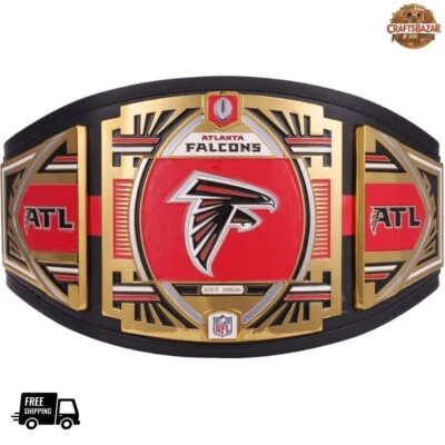 Atlanta Falcons Heavyweight Wrestling Championship Replica Title Belt 2mm Brass - Image 1 of 4