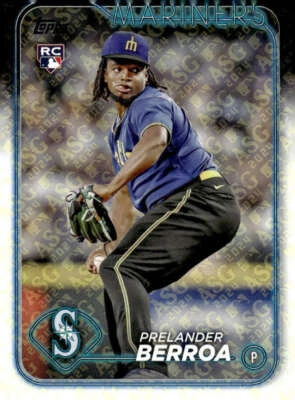 Prelander Berroa RC 2024 Topps All Star Game Foil Stamp #36 ROOKIE MLB ID:113109 - Image 1 of 2