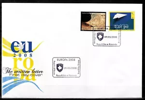 Kosovo 2008 ☀ EUROPA Stamps - Writing Letters ☀ FDC - Picture 1 of 1