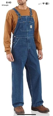 Macacão jeans Carhartt tamanho 30x32 - Imagem 1 de 4