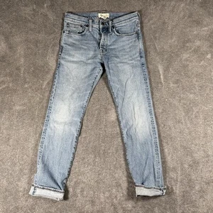 Madewell Selvedge Slim Stretch Jeans Denim Men's 31x30 Light Wash Button Fly - Picture 1 of 13