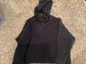 Unworn M&S Ladies Navy Hooded Jumper L - Picture 1 of 2