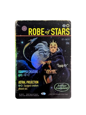 Robe of Stars M 0121 Showcase Borderless FOIL MTG Edge Of Eternities SPG EN NM/M - Image 1 of 3