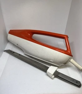 Tefal Elektromesser Rot Weiß Schneidemesser elektrisches Typ 525 Vintage - Bild 1 von 1