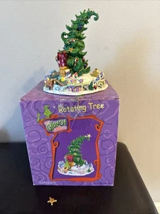 VTG How The Grinch Stole Christmas Rotating Tree Table Decoration - Picture 1 of 23