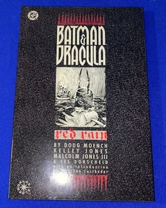 OOP DC COMIC Batman & Dracula Red Rain HARDCOVER BOOK RARE! Doug Moench - Picture 1 of 7