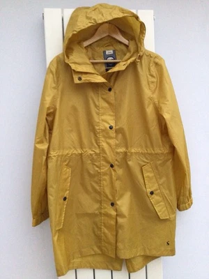 Joules Golightly Solid AntGold Foldable Hooded Waterproof Jacket UK14 NWOT - Image 1 of 4