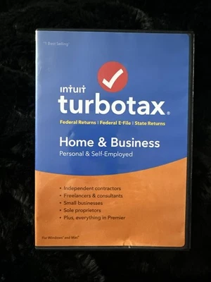 Turbotax Home & Business TY2018 H&B Federal State E-File CD SKU#606094 - Image 1 of 3